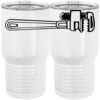 20 oz. Tall Stainless Steel Vacuum Insulated Tumbler White Thumbnail