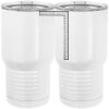 20 oz. Tall Stainless Steel Vacuum Insulated Tumbler White Thumbnail