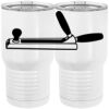 20 oz. Tall Stainless Steel Vacuum Insulated Tumbler White Thumbnail