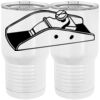 20 oz. Tall Stainless Steel Vacuum Insulated Tumbler White Thumbnail