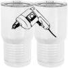 20 oz. Tall Stainless Steel Vacuum Insulated Tumbler White Thumbnail