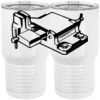 20 oz. Tall Stainless Steel Vacuum Insulated Tumbler White Thumbnail