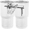 20 oz. Tall Stainless Steel Vacuum Insulated Tumbler White Thumbnail