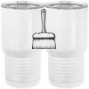 20 oz. Tall Stainless Steel Vacuum Insulated Tumbler White Thumbnail