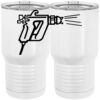 20 oz. Tall Stainless Steel Vacuum Insulated Tumbler White Thumbnail
