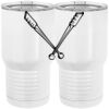 20 oz. Tall Stainless Steel Vacuum Insulated Tumbler White Thumbnail