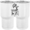 20 oz. Tall Stainless Steel Vacuum Insulated Tumbler White Thumbnail