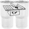 20 oz. Tall Stainless Steel Vacuum Insulated Tumbler White Thumbnail