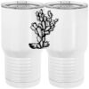 20 oz. Tall Stainless Steel Vacuum Insulated Tumbler White Thumbnail