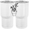 20 oz. Tall Stainless Steel Vacuum Insulated Tumbler White Thumbnail