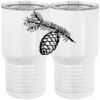 20 oz. Tall Stainless Steel Vacuum Insulated Tumbler White Thumbnail