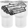 20 oz. Tall Stainless Steel Vacuum Insulated Tumbler White Thumbnail