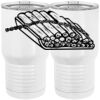 20 oz. Tall Stainless Steel Vacuum Insulated Tumbler White Thumbnail