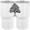 20 oz. Tall Stainless Steel Vacuum Insulated Tumbler White Thumbnail