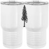 20 oz. Tall Stainless Steel Vacuum Insulated Tumbler White Thumbnail