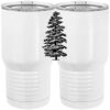 20 oz. Tall Stainless Steel Vacuum Insulated Tumbler White Thumbnail