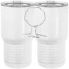 20 oz. Tall Stainless Steel Vacuum Insulated Tumbler White Thumbnail