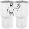20 oz. Tall Stainless Steel Vacuum Insulated Tumbler White Thumbnail
