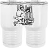 20 oz. Tall Stainless Steel Vacuum Insulated Tumbler White Thumbnail