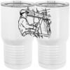 20 oz. Tall Stainless Steel Vacuum Insulated Tumbler White Thumbnail