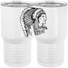 20 oz. Tall Stainless Steel Vacuum Insulated Tumbler White Thumbnail