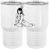 20 oz. Tall Stainless Steel Vacuum Insulated Tumbler White Thumbnail