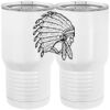 20 oz. Tall Stainless Steel Vacuum Insulated Tumbler White Thumbnail