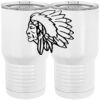 20 oz. Tall Stainless Steel Vacuum Insulated Tumbler White Thumbnail