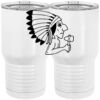 20 oz. Tall Stainless Steel Vacuum Insulated Tumbler White Thumbnail