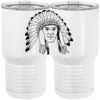 20 oz. Tall Stainless Steel Vacuum Insulated Tumbler White Thumbnail