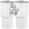 20 oz. Tall Stainless Steel Vacuum Insulated Tumbler White Thumbnail