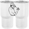 20 oz. Tall Stainless Steel Vacuum Insulated Tumbler White Thumbnail