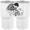 20 oz. Tall Stainless Steel Vacuum Insulated Tumbler White Thumbnail