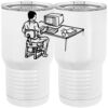 20 oz. Tall Stainless Steel Vacuum Insulated Tumbler White Thumbnail