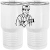 20 oz. Tall Stainless Steel Vacuum Insulated Tumbler White Thumbnail