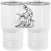 20 oz. Tall Stainless Steel Vacuum Insulated Tumbler White Thumbnail