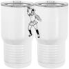 20 oz. Tall Stainless Steel Vacuum Insulated Tumbler White Thumbnail
