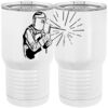 20 oz. Tall Stainless Steel Vacuum Insulated Tumbler White Thumbnail