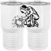 20 oz. Tall Stainless Steel Vacuum Insulated Tumbler White Thumbnail