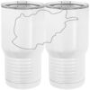 20 oz. Tall Stainless Steel Vacuum Insulated Tumbler White Thumbnail