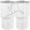 20 oz. Tall Stainless Steel Vacuum Insulated Tumbler White Thumbnail