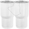 20 oz. Tall Stainless Steel Vacuum Insulated Tumbler White Thumbnail