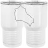 20 oz. Tall Stainless Steel Vacuum Insulated Tumbler White Thumbnail
