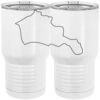 20 oz. Tall Stainless Steel Vacuum Insulated Tumbler White Thumbnail
