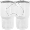 20 oz. Tall Stainless Steel Vacuum Insulated Tumbler White Thumbnail