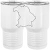 20 oz. Tall Stainless Steel Vacuum Insulated Tumbler White Thumbnail