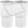 20 oz. Tall Stainless Steel Vacuum Insulated Tumbler White Thumbnail