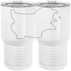 20 oz. Tall Stainless Steel Vacuum Insulated Tumbler White Thumbnail