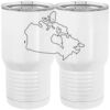 20 oz. Tall Stainless Steel Vacuum Insulated Tumbler White Thumbnail