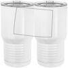 20 oz. Tall Stainless Steel Vacuum Insulated Tumbler White Thumbnail